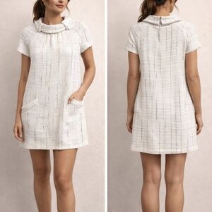 BB Dakota Ivory Textured Dress Size Large